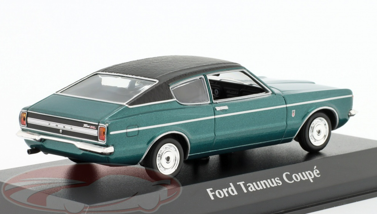 1/43 Minichamps 1970 Ford Taunus Coupe (Metallic Green) Car Model