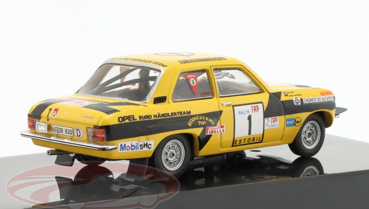 1/43 Ixo 1974 Opel Ascona A #1 Rallye Portugal A. Warmbold, J. Todt Car Model