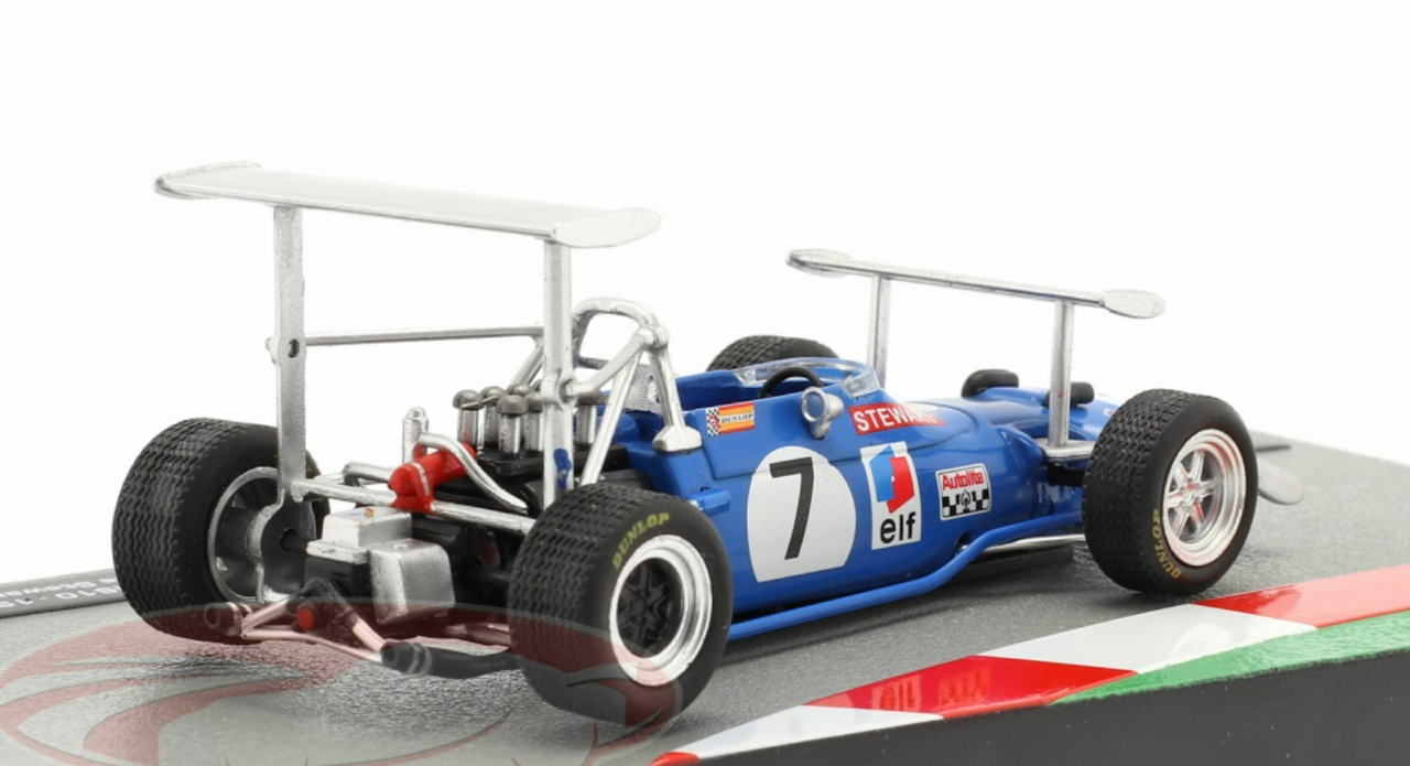 1/43 Altaya 1969 Jackie Stewart Tyrrell Matra MS10 #7 Winner South African GP Formula 1 World Champion Car Model