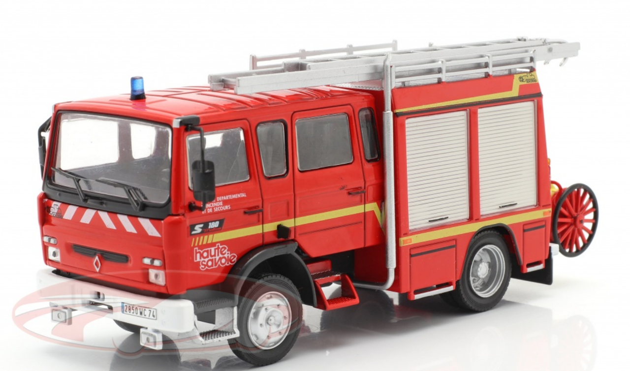 1/43 Altaya Renault VI S180 Metz Fire Department SDIS Haute Savoie Car  Model