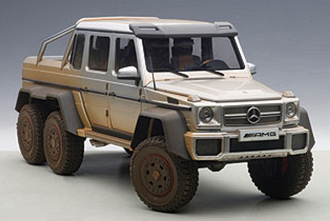 自動車 AUTOart Mercedes-Benz G-WagonV8 1:18 MERCEDES-BENZ G63 AMG G-WAGON GLOSS WHITE 1:18 by AUTOART