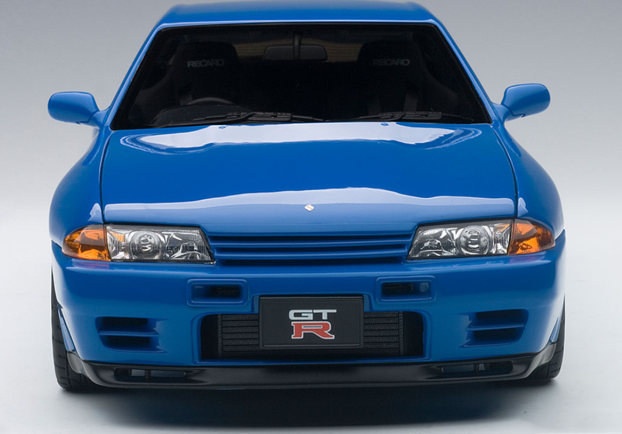 1/18 AUTOart NISSAN SKYLINE GT-R GTR (R32) V-SPEC II TUNED VERSION (BLUE) Limited 1500 Diecast Car Model 77415