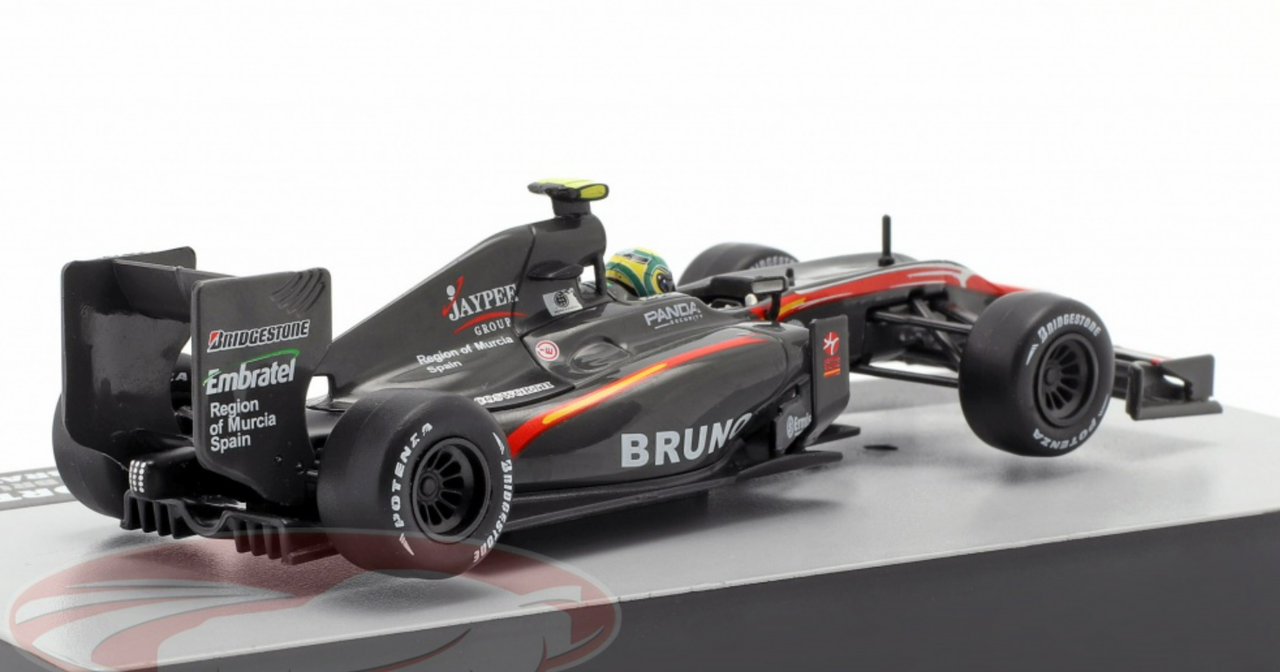 1/43 Altaya 2010 Bruno Senna HRT F110 #21 Brazilian GP Formula 1 Car Model