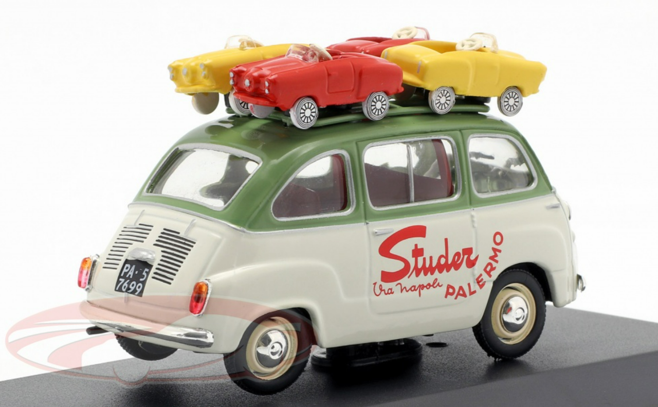 1/43 Altaya 1959 Fiat 600 Multipla Van Studer Car Model