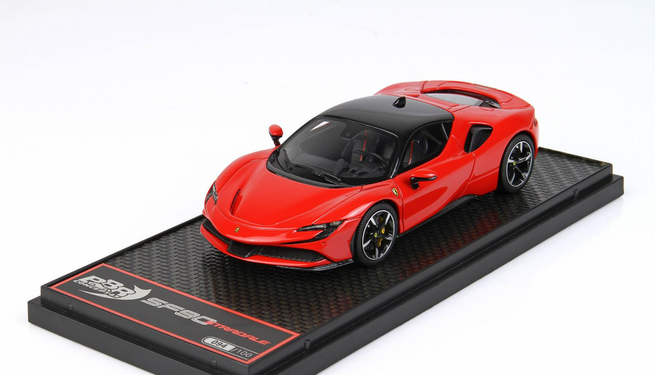 1/43 BBR  Ferrari SF90 Stradale (Red Corsa 322) Resin Car Model Limited 100 Pieces