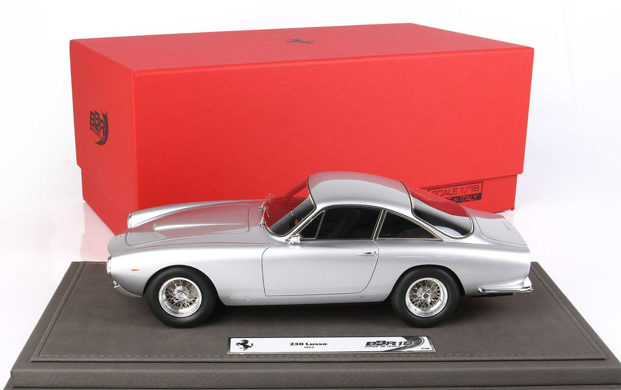 1/18 BBR 1963 Ferrari 250 Lusso (Metallic Gray) Resin Car Model Limited 90 Pieces