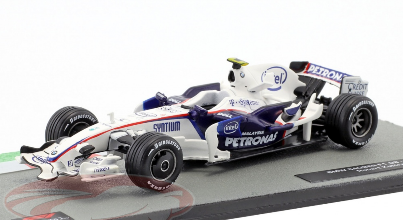 1/43 Altaya 2008 Robert Kubica BMW Sauber F1.08 #4 Formula 1 Car Model