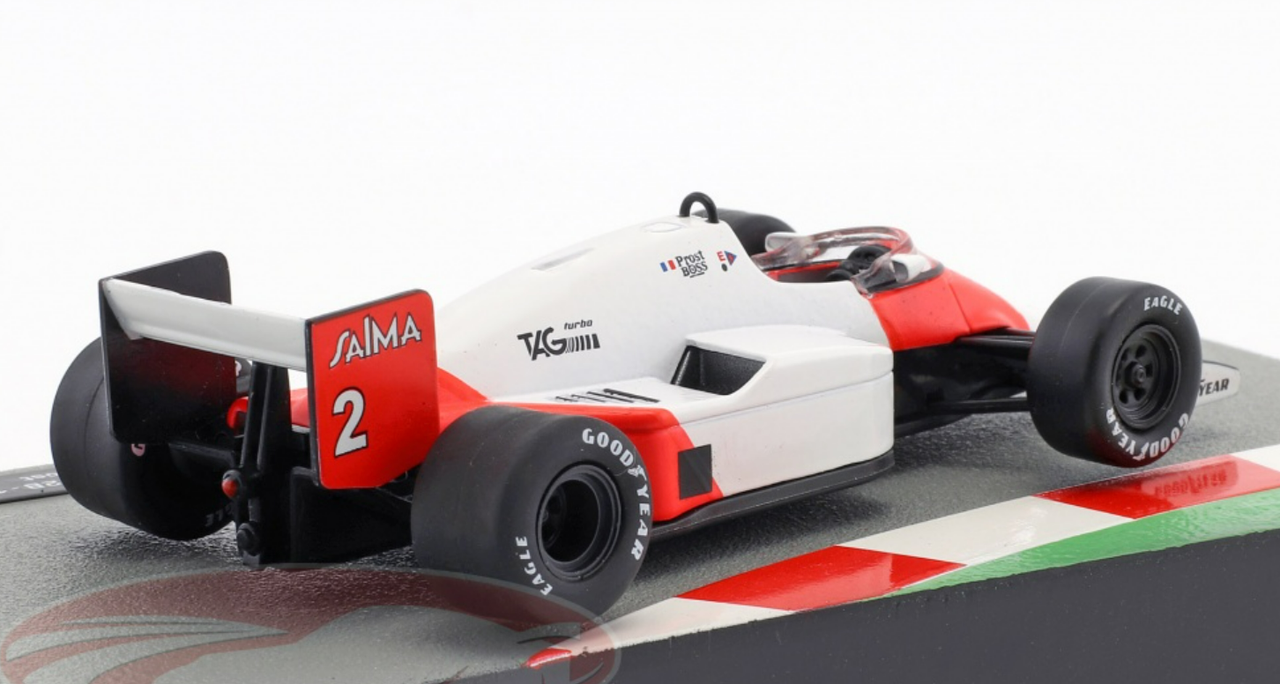 1/43 Altaya 1985 Alain Prost McLaren MP4/2B #2 Formula World Champion Car  Model