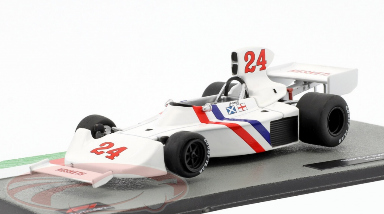 1/43 Altaya 1975 James Hunt Hesketh 308B #24 Formula 1 Car Model