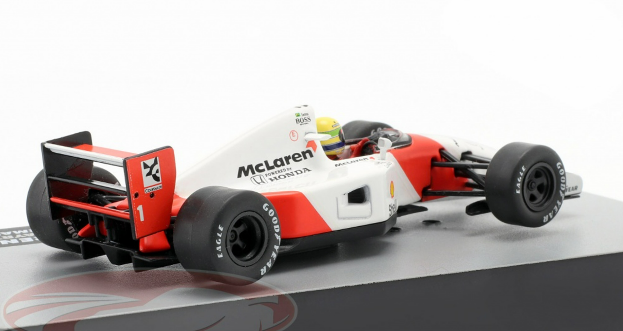 1/43 Altaya 1992 Ayrton Senna McLaren MP4/7 #1 Germany GP Formula 1 Car Model