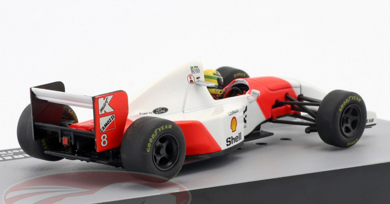 1/43 Altaya 1993 Ayrton Senna McLaren MP4/8 #8 Winner Australia GP Formula 1 Car Model