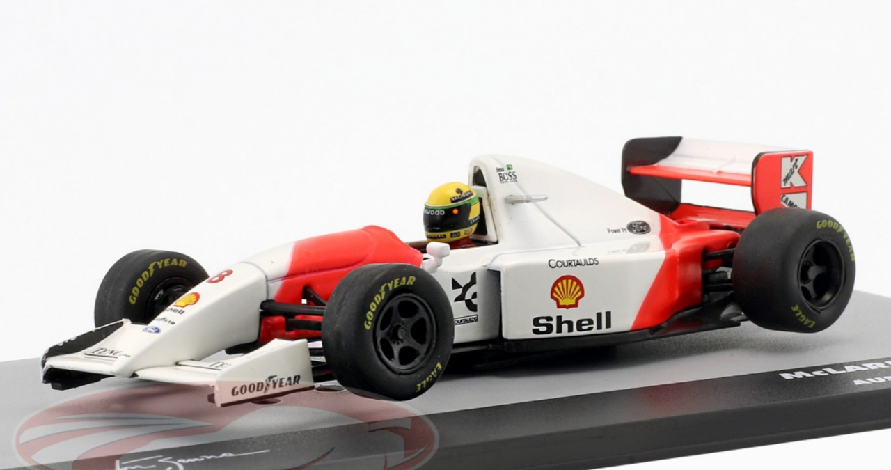 1/43 Altaya 1993 Ayrton Senna McLaren MP4/8 #8 Winner Australia GP Formula 1 Car Model