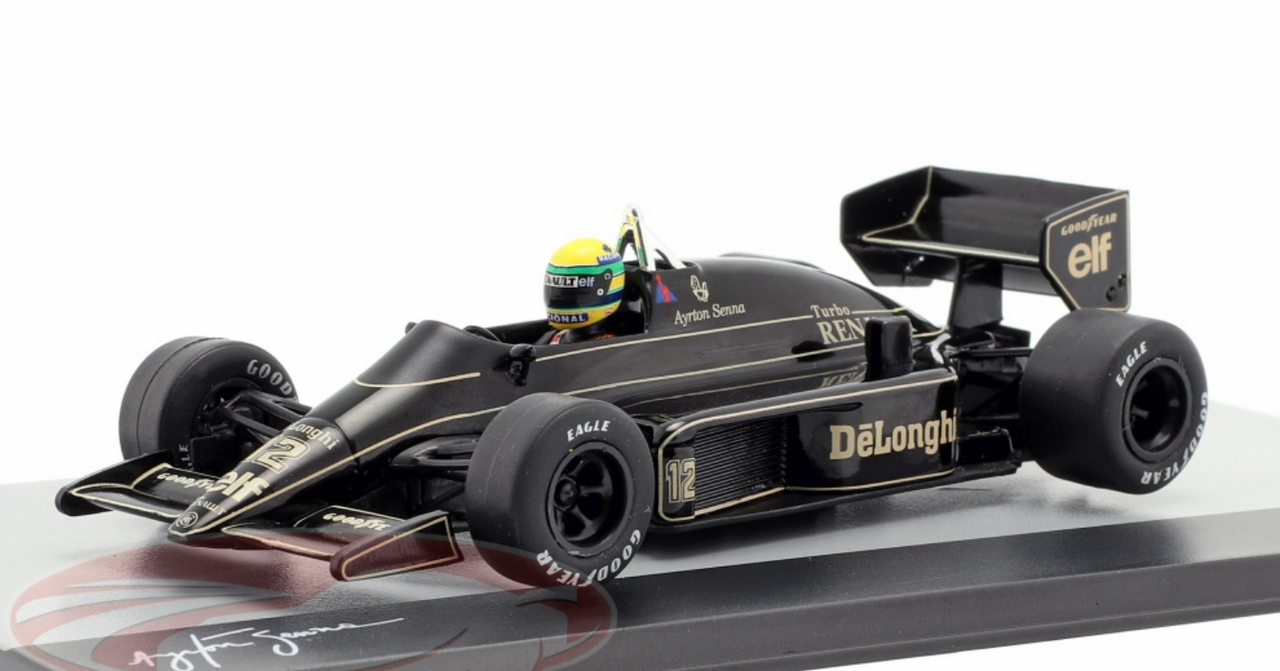 1/43 Altaya 1986 Ayrton Senna Lotus 98T #12 Brazil GP Formula 1 Car Model