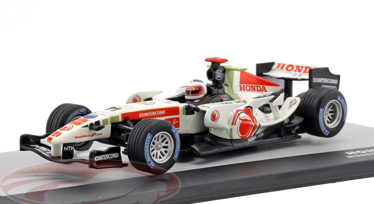 1/43 Altaya 2006 Rubens Barrichello Honda RA106 #11 Italy GP Formula 1 Car Model