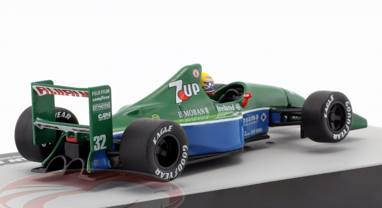 1/43 Altaya 1991 Roberto Moreno Jordan Ford 191 #32 Italy GP Formula 1 Car Model