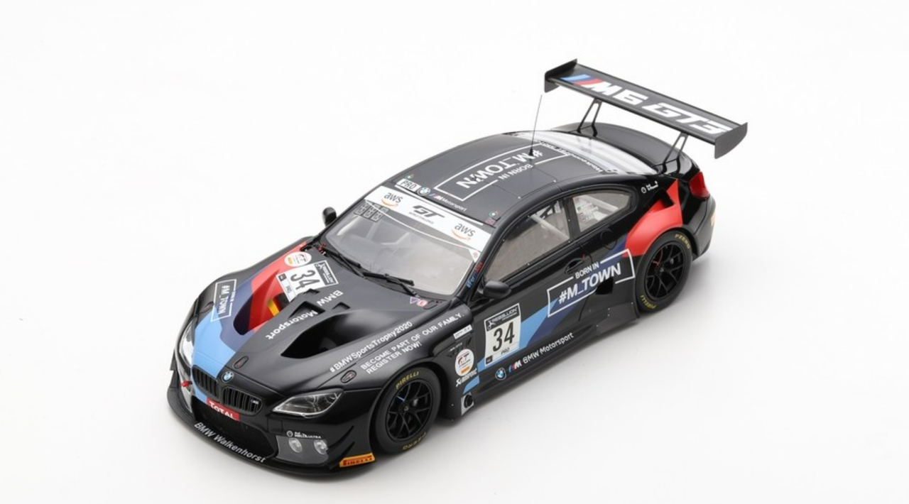 1/18 Spark 2020 BMW M6 GT3 #34 24h Spa Walkenhorst Motorsport Augusto Farfus, Nick Catsburg, Philipp Eng Car Model