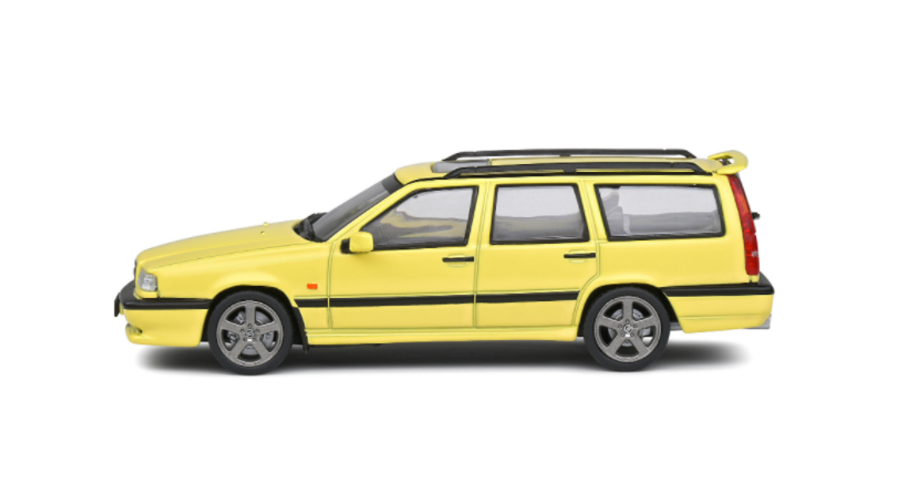  1/43 Solido Volvo T5R Yellow Diecast Car Model