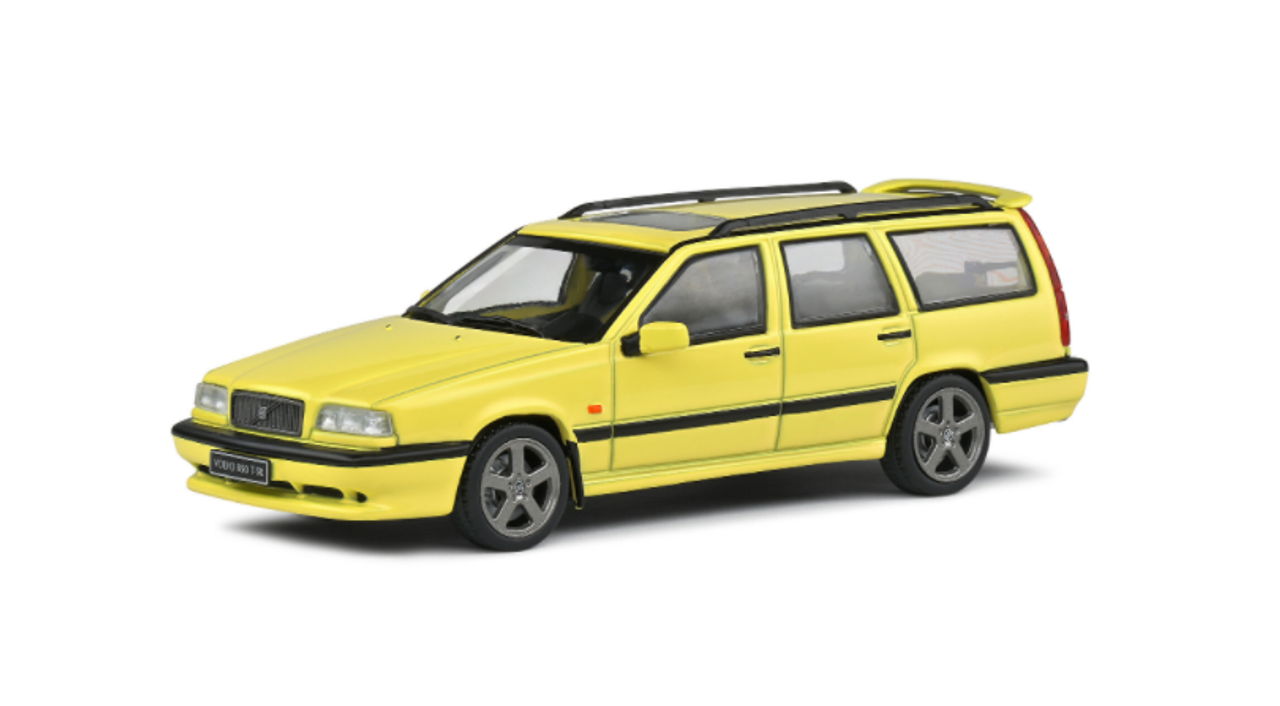  1/43 Solido Volvo T5R Yellow Diecast Car Model