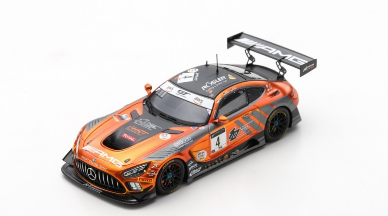 1/43 Spark 2020 Mercedes-Benz AMG GT3 #4 24h Spa Haupt Racing Team Vincent Abril, Maro Engel, Luca Stolz Car Model