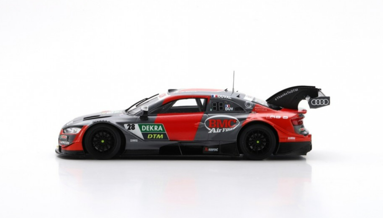 1/43 Spark 2020 Audi RS5 DTM #28 Audi Sport Team Phoenix DTM Audi Sport Team Phoenix Loic Duval Car Model