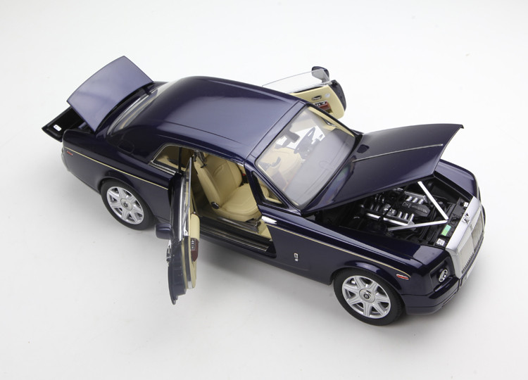 KYO8862BL - Kyosho - Rolls Royce Phantom Coupè (2008-12), blue metallic