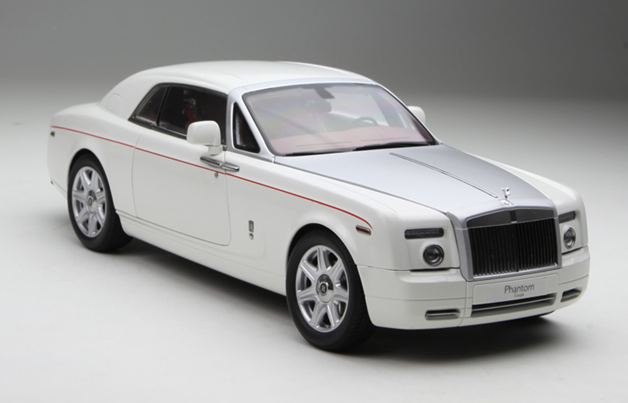 1/18 Kyosho Rolls-Royce Phantom Coupe Hardtop (White w