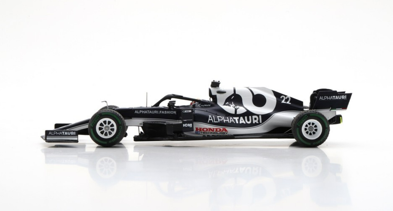 1/43 Spark 2021 Yuki Tsunoda Alpha Tauri AT02 #22 Turkey GP Formula 1 Car Model