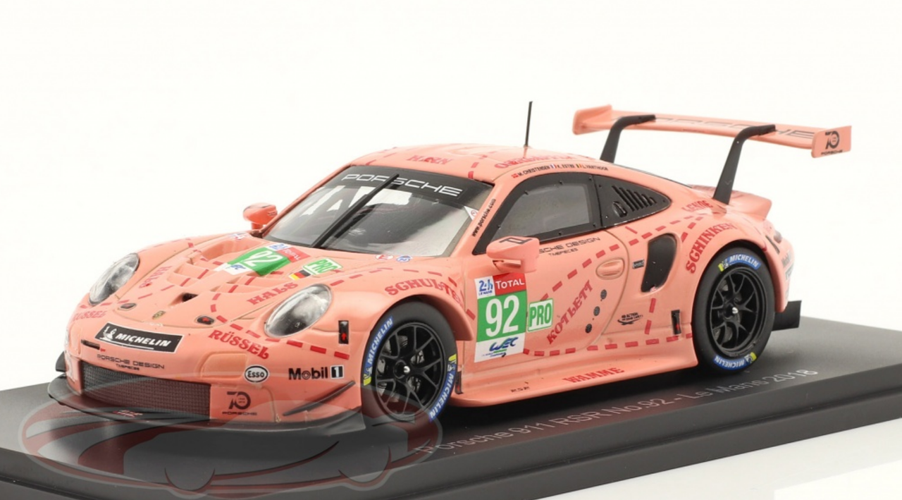 Vanthoor 1:43 Ixo Porsche 911 RSR GTE #92 24h LeMans 2019 Christensen Estre 