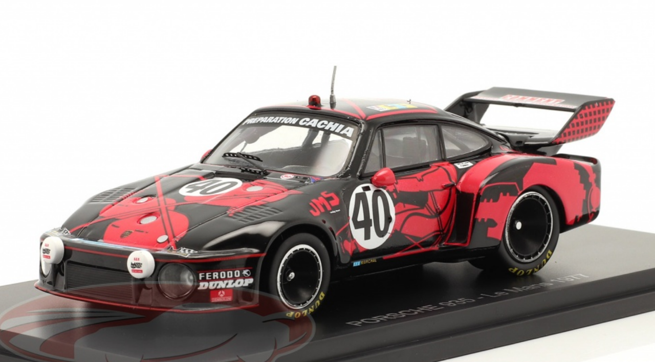 1/43 Spark 1977 Porsche 935 #40 3rd 24h LeMans J.M.S. Racing Team Claude Ballot-Léna, Peter Gregg Car Model