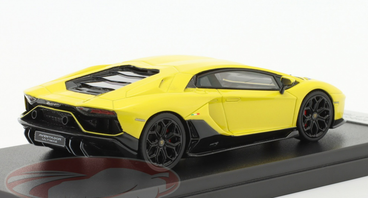 1/43 Looksmart 2021 Lamborghini Aventador LP780-4 Ultimae (Belenus Yellow) Car Model