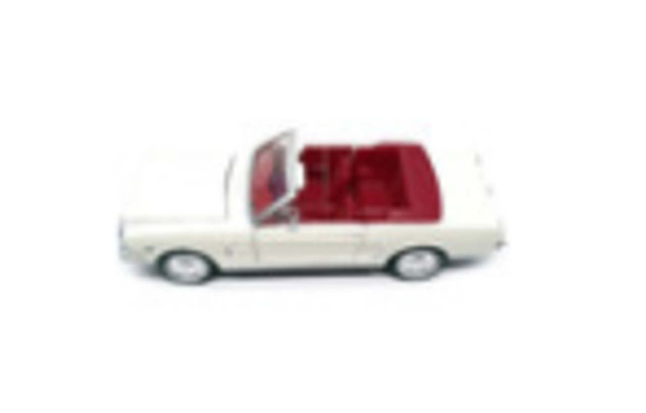 1964 1/2 Ford Mustang Convertible White with Red Interior James Bond 007 "Goldfinger" (1964) Movie "James Bond Collection" Series 1/24 Diecast Model Car by Motormax