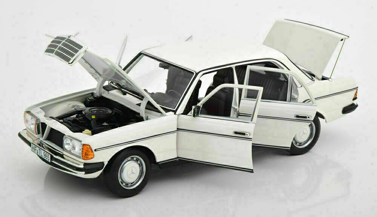 1/18 Norev 1982 Mercedes-Benz 200 W123 (White) Diecast Car Model