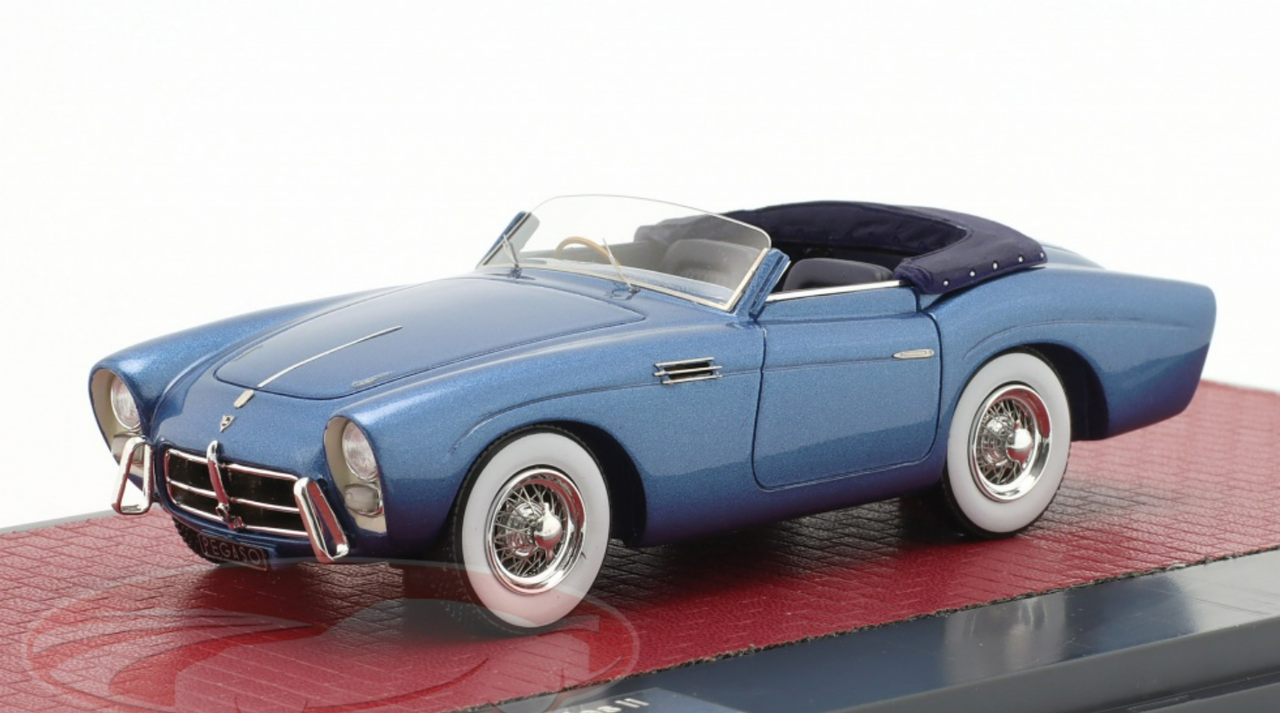 1/43 Matrix 1954 Pegaso Z-102 Series II Convertible Saoutchik (Metallic Blue) Car Model