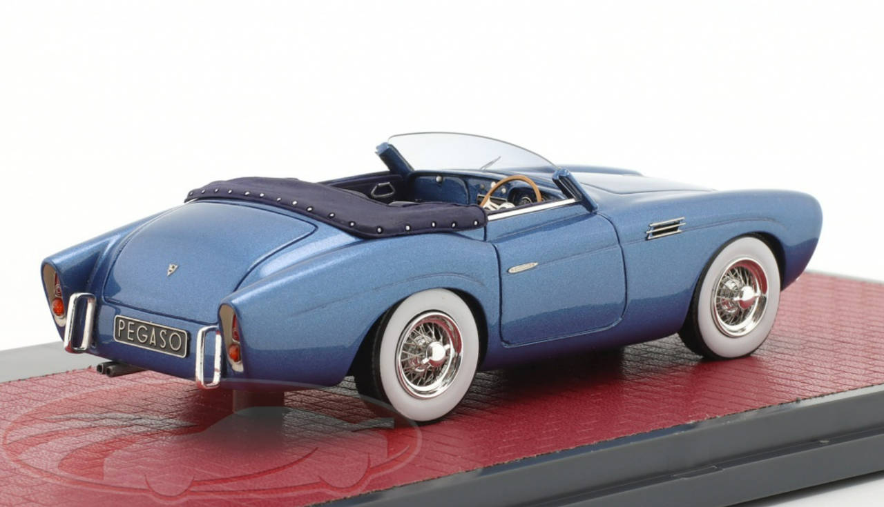 1/43 Matrix 1954 Pegaso Z-102 Series II Convertible Saoutchik (Metallic Blue) Car Model