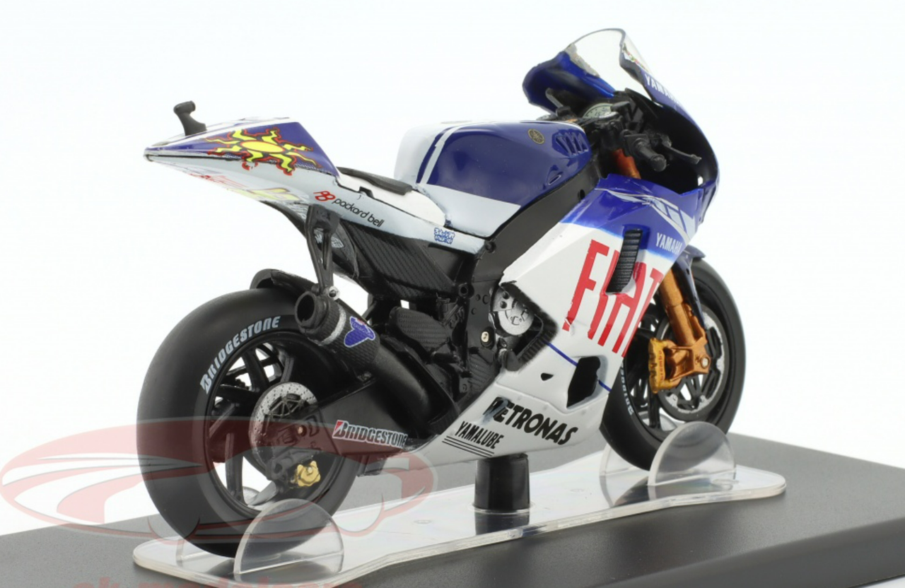 1/18 Altaya 2009 Valentino Rossi Yamaha YZR-M1 #46 MotoGP Weltmeister Motorcycle Model
