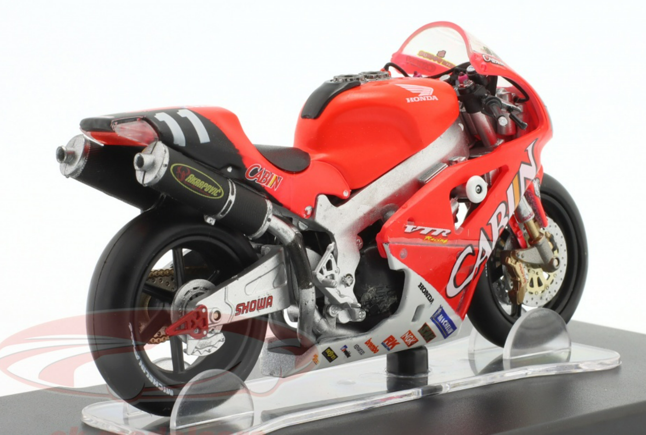1/18 Altaya 2001 Valentino Rossi Honda VTR 1000 #11 Winner 8h Suzuka MotoGP World Champion Motorcycle Model