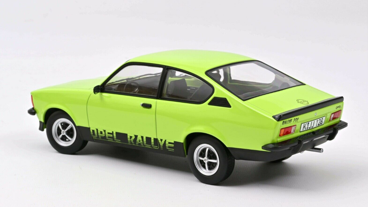 1/18 Norev 1977 Opel Kadett Rallye 2.0 E (Green) Diecast Car Model