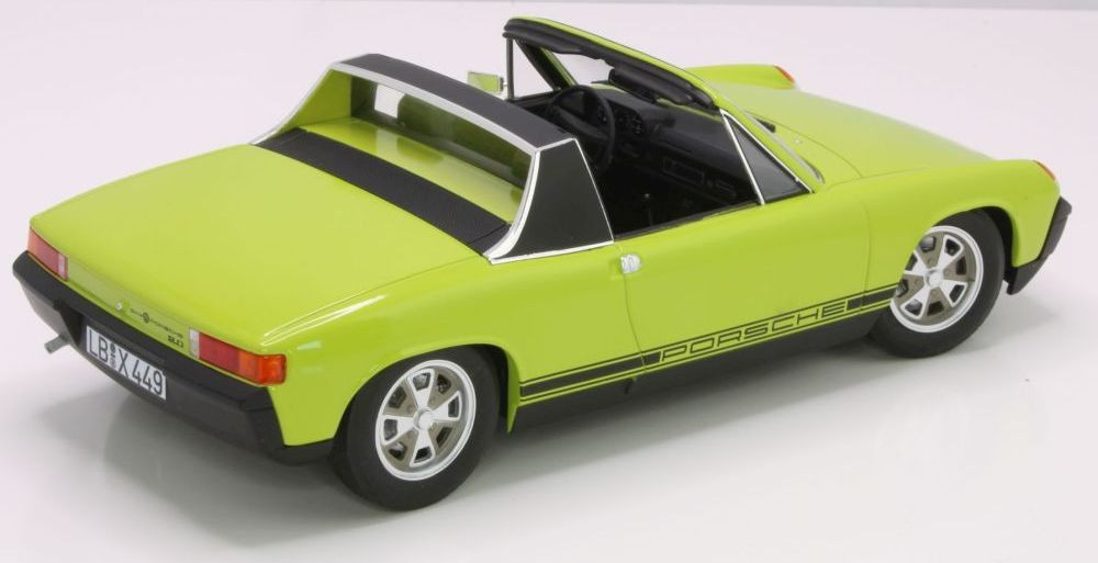 1/18 Norev 1973 VW-Porsche 914 2.0 (Light Green Yellow) Diecast