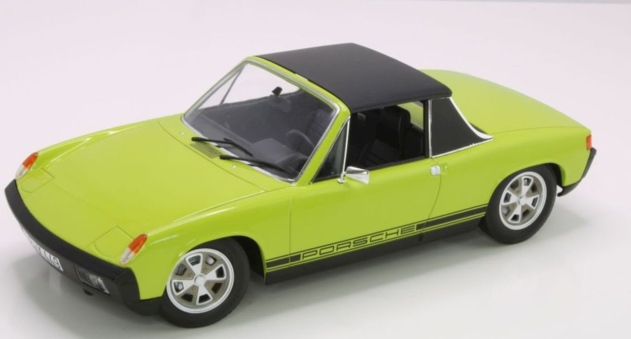 1/18 Norev 1973 VW-Porsche 914 2.0 (Light Green Yellow) Diecast Car Model
