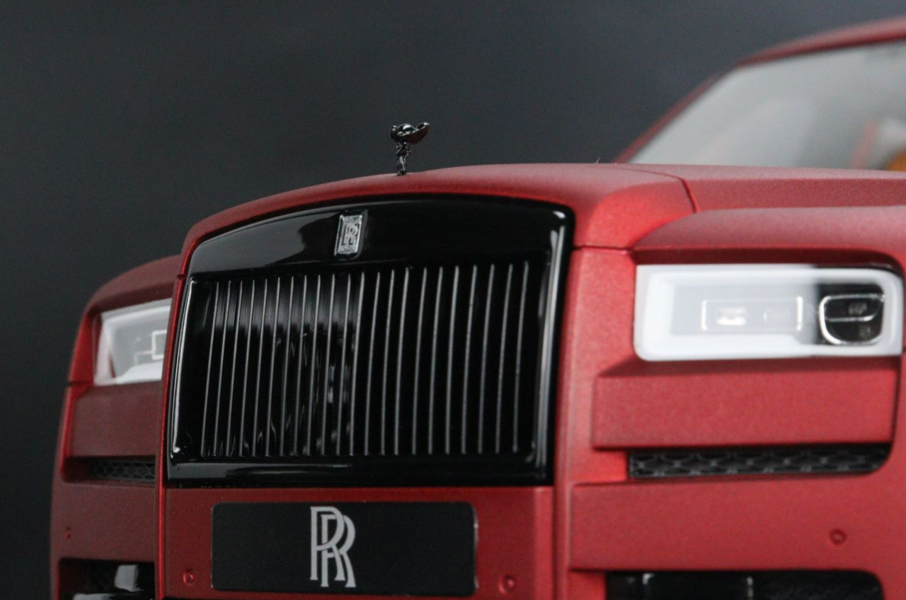 matte red rolls royce