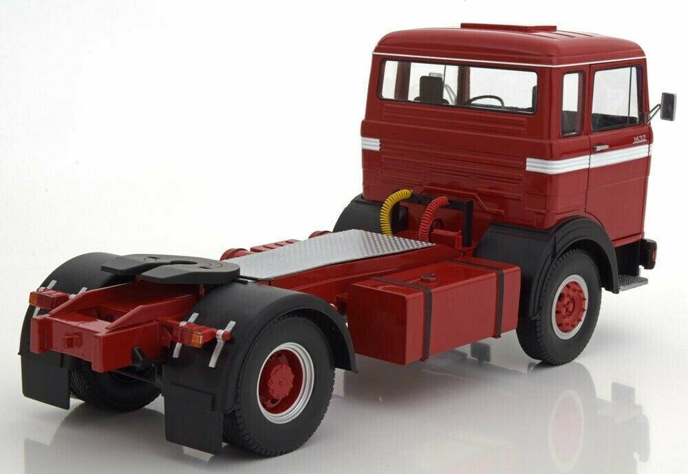 Mercedes NG 1632 1973 Bleu/Rouge foncé 1/18
