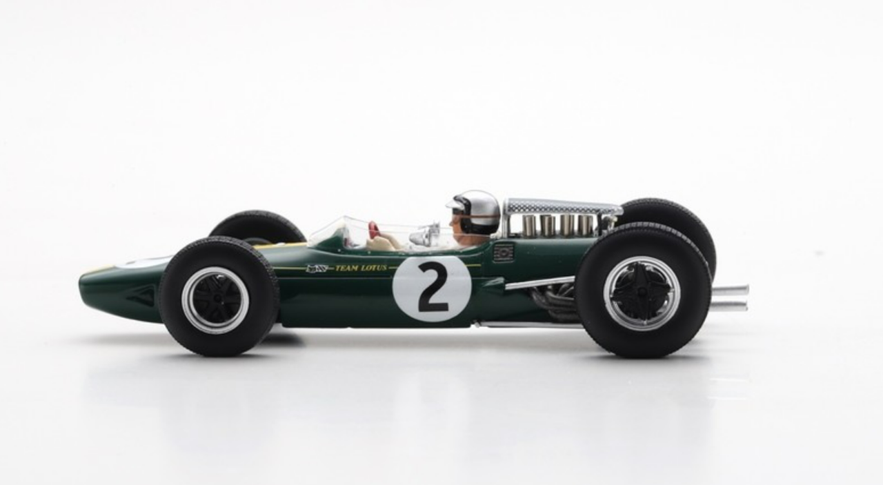 1/43 Spark 1966 Pedro Rodriguez Lotus 72F #2 French GP Formula 1 Car Model