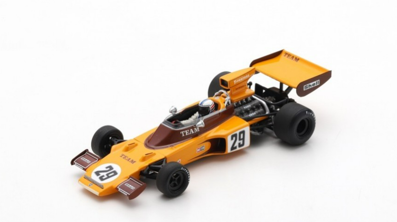 1/43 Spark 1974 Ian Scheckter Lotus 72E #29 South African GP Formula 1 Car Model