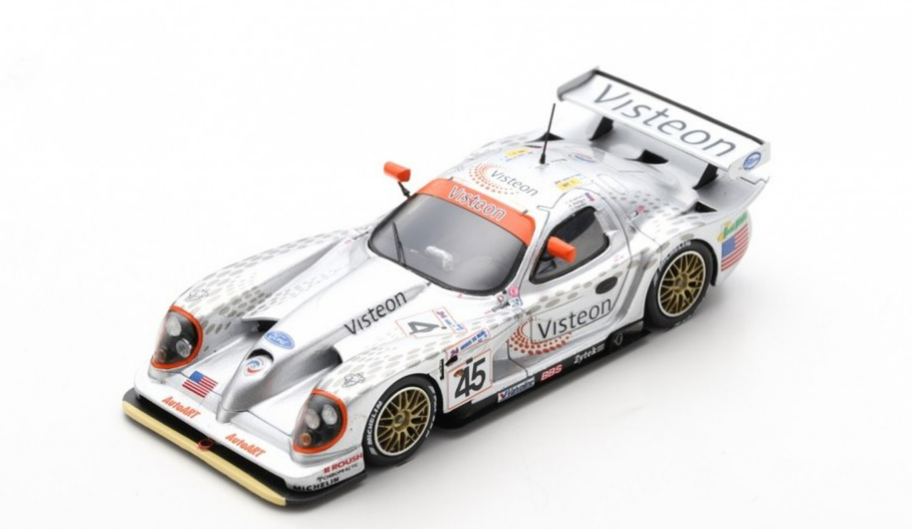 1/43 Spark 1998 Panoz Esperante GTR-1 #45 24h LeMans Panoz Motorsports Inc. David Brabham, Andy Wallace, Jamie Davies Car Model