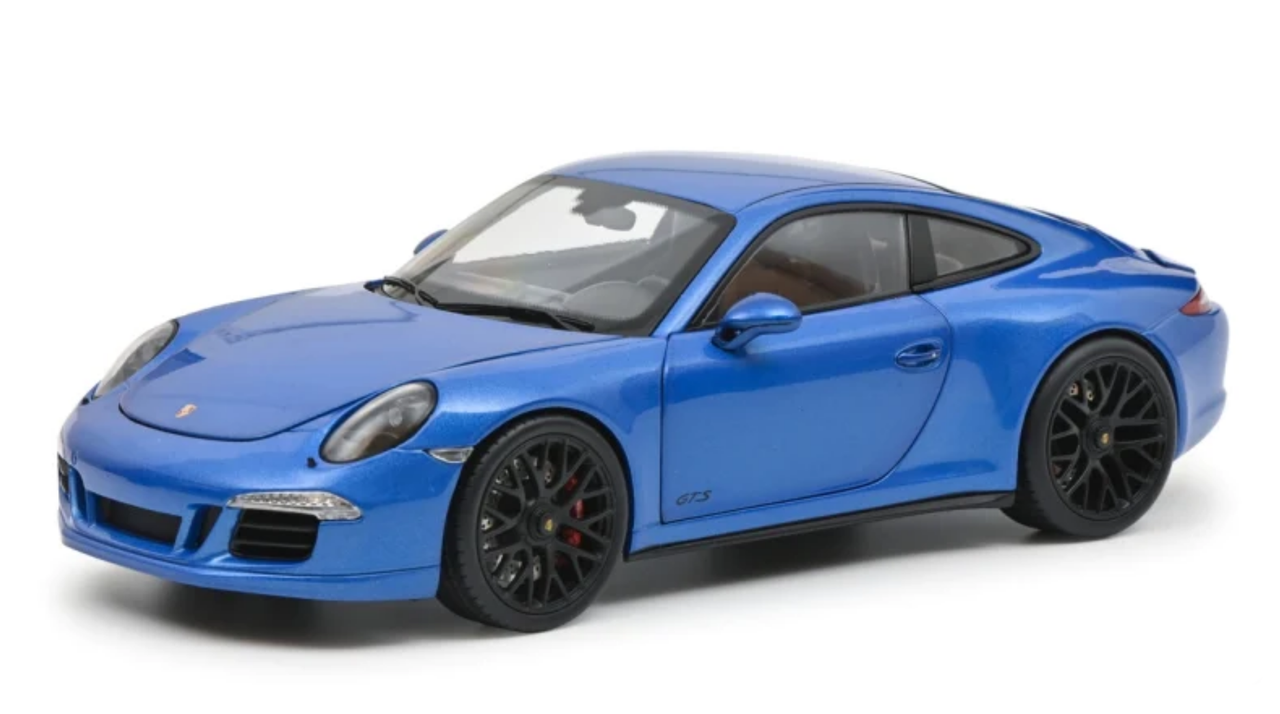 1/18 Schuco 2014 Porsche 911 (991) Carrera GTS Coupe (Blue Metallic)  Diecast Car Model