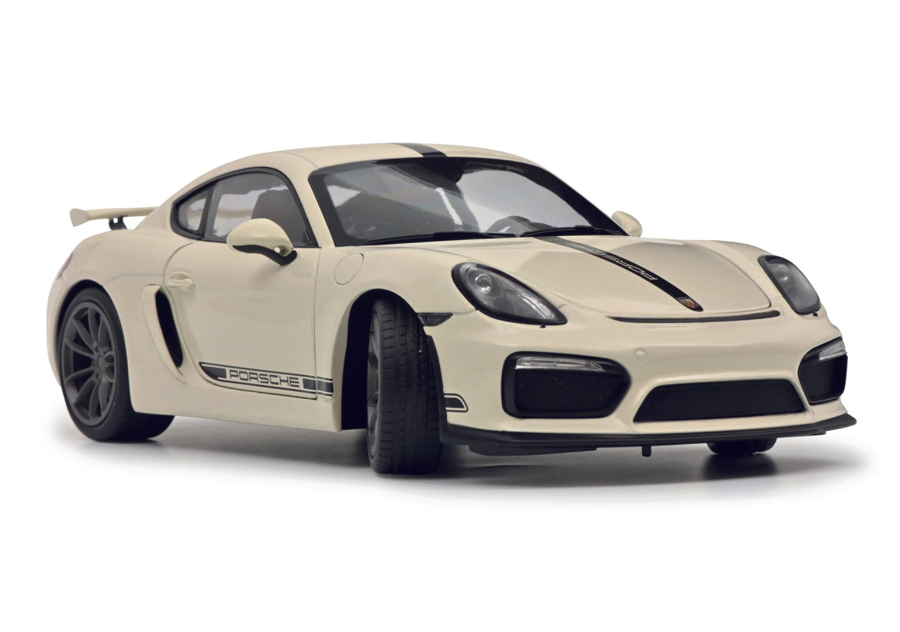1/18 Schuco Porsche Cayman GT4 (White) Diecast Car Model