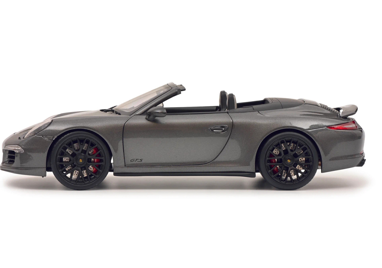 1/18 Schuco Porsche 911 (991) Carrera GTS Cabriolet (Grey) Diecast