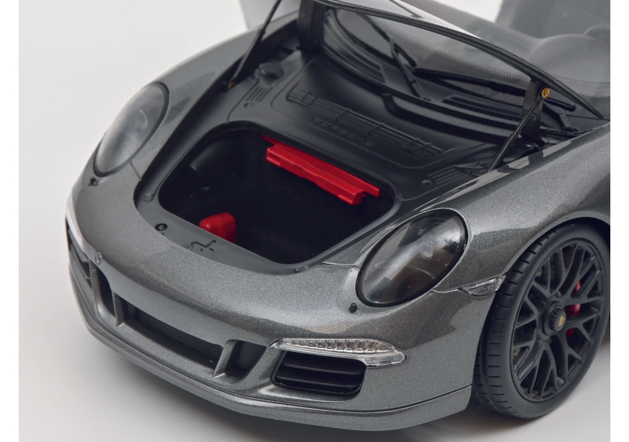 1/18 Schuco Porsche 911 (991) Carrera GTS Cabriolet (Grey) Diecast Car Model