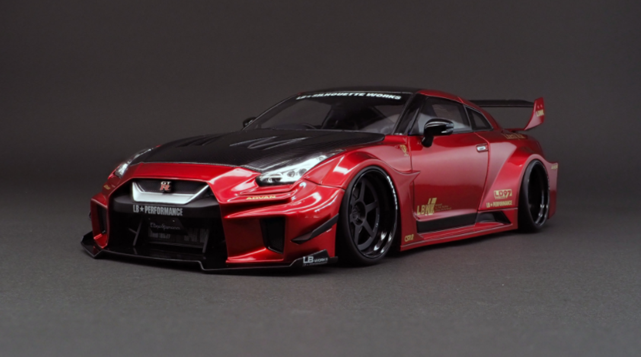  1/18 Ignition Model LB-Silhouette WORKS GT Nissan 35GT-RR Red Metallic