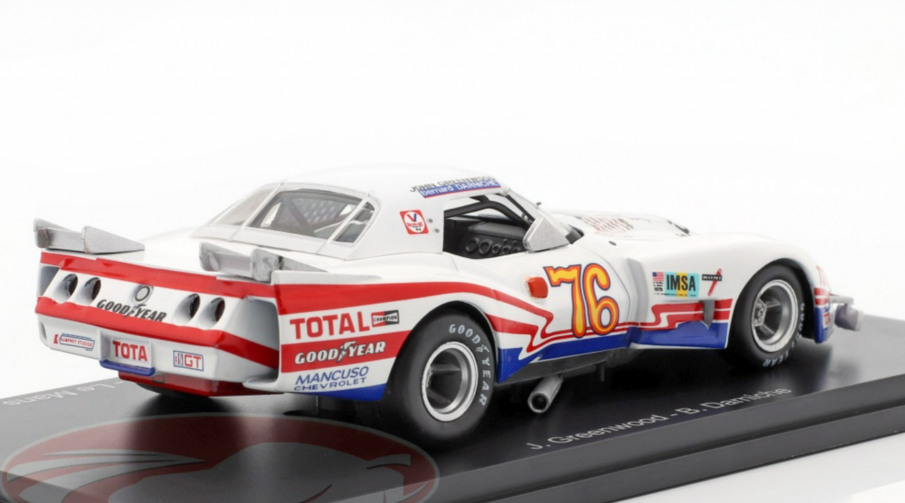 1/43 Spark 1976 Chevrolet Corvette #76 24h LeMans IMSA-Camel - J. Greenwood John Greenwood, Bernard Darniche Car Model